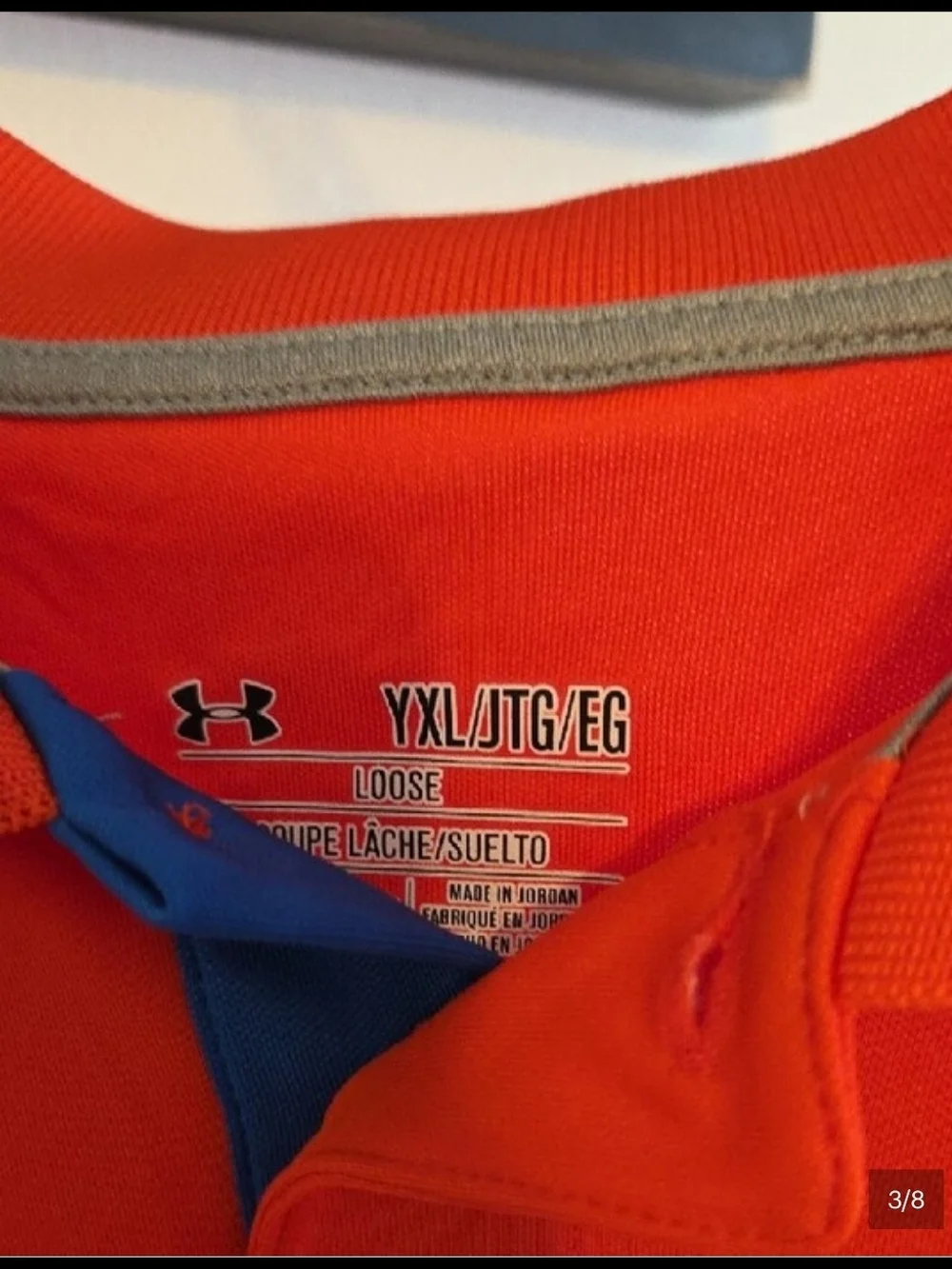 Under Armour Boys' Orange Polo Shirt